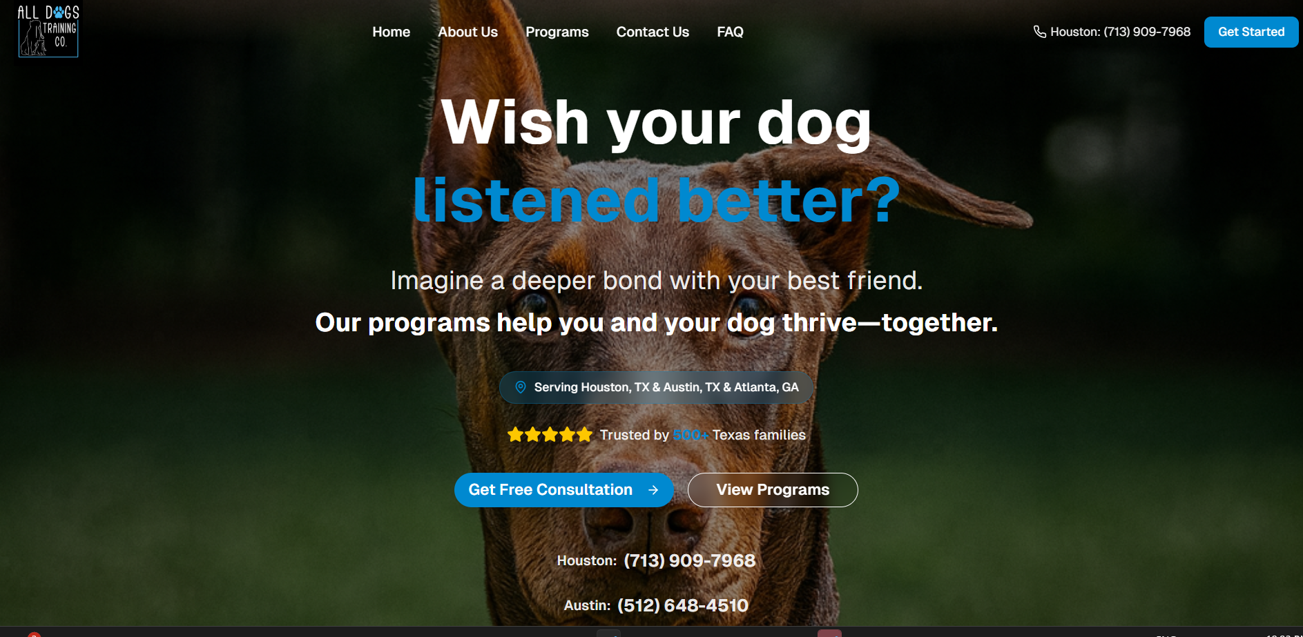 Multi-page website